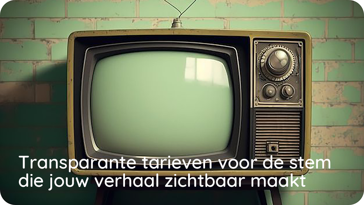 Heldere voice-over tarieven en prijzen